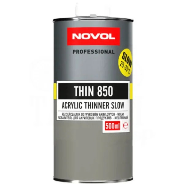 Розчинник для акрилових виробів NOVOL THIN 850 повільний Slow 0,5 л